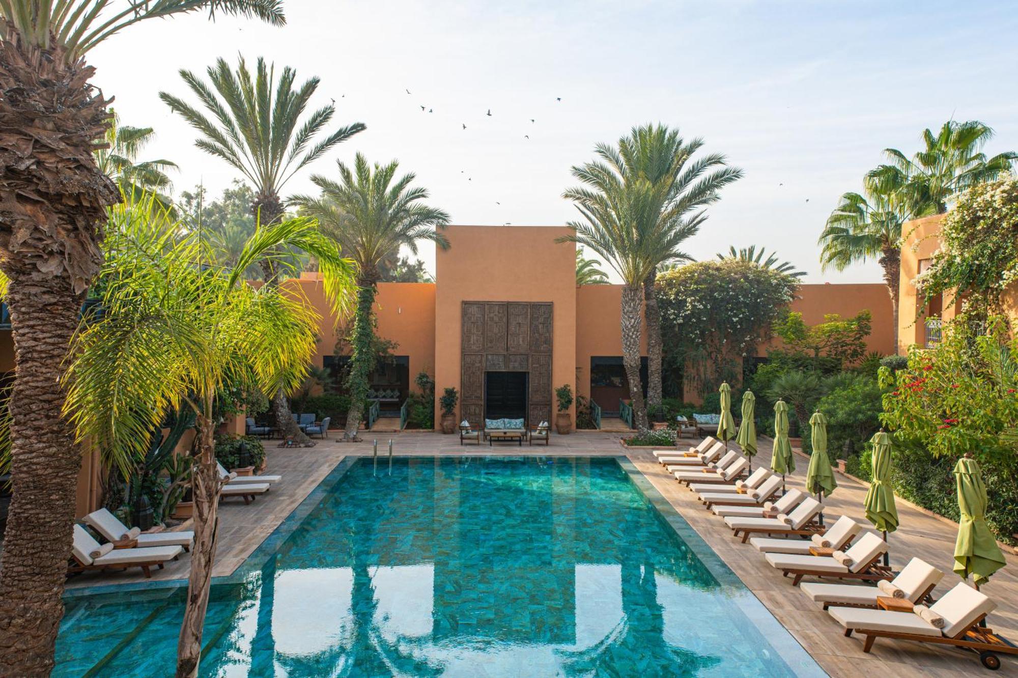 Tikida Golf Palace Агадір Екстер'єр фото The swimming pool at the Ouarzazate hotel